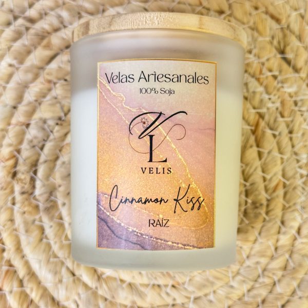 CINNAMON KISS vela aromática cinnamon kiss artesanal