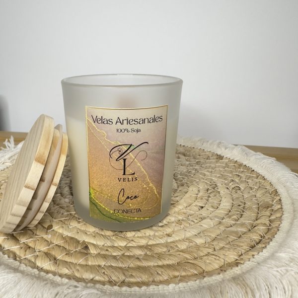 CO3 vela aromática coco artesanal