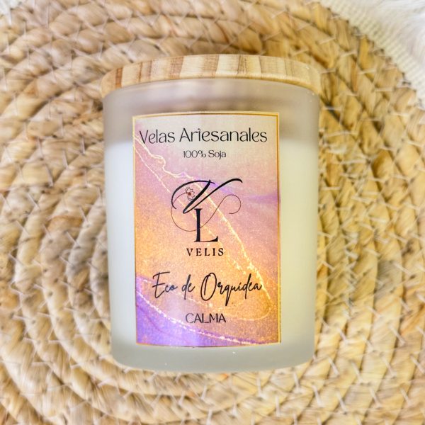 ECO DE ORQUIDEA vela aromática eco de orquídea artesanal